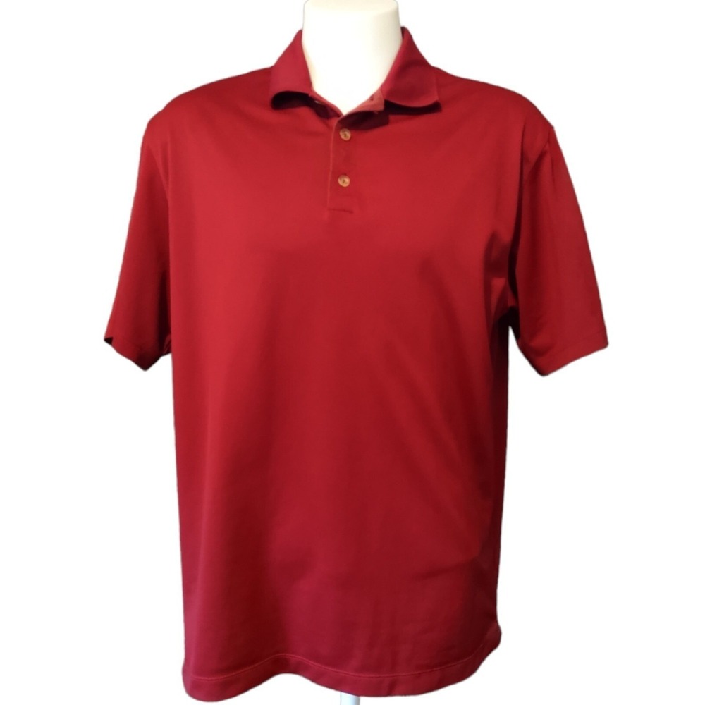 Nike Golf Polo XL Mens Athleisure Gorp Core Norm Core Red‎ Short Sleeve Fit Dry